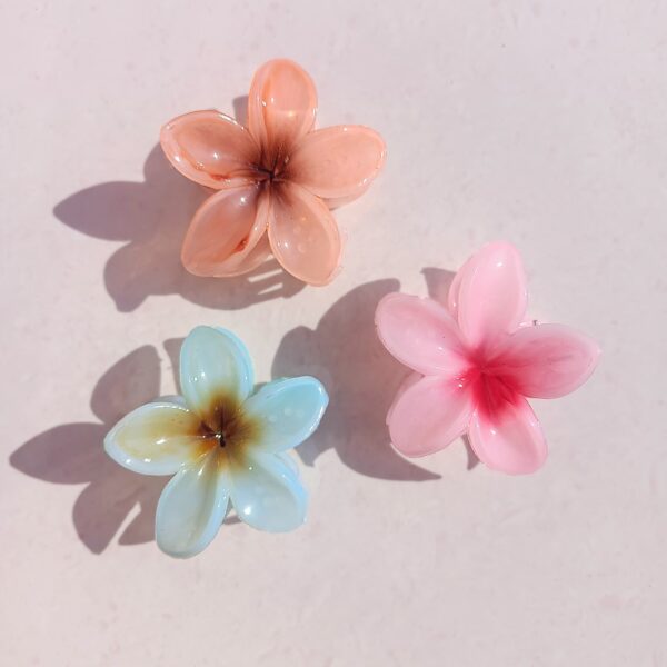 Glossy Flower Clip