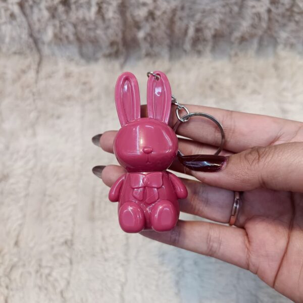 Lip Shade Bunny Keychain