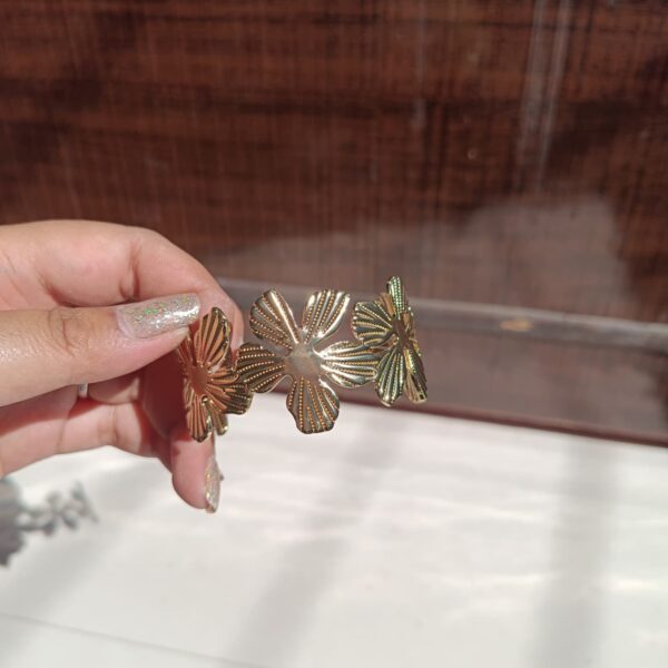 Floral Cuff Bracelet