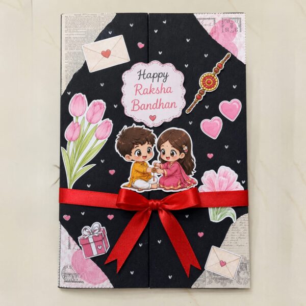 Handmade Rakhi Greeting Card