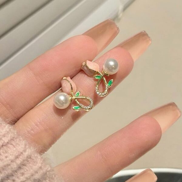 Pearl Blossom Earrings