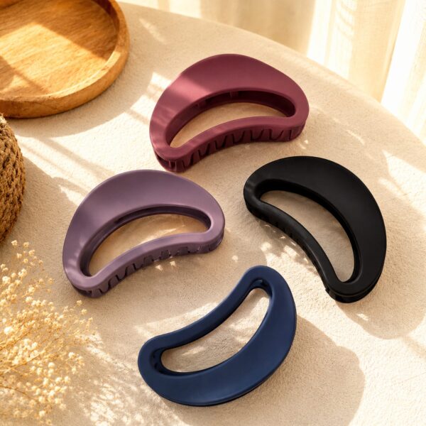Matte Crescent Big Claw Clip